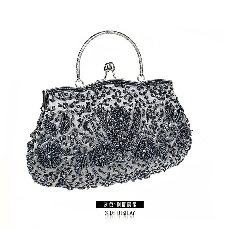 Beaded Retro Evening Clutch