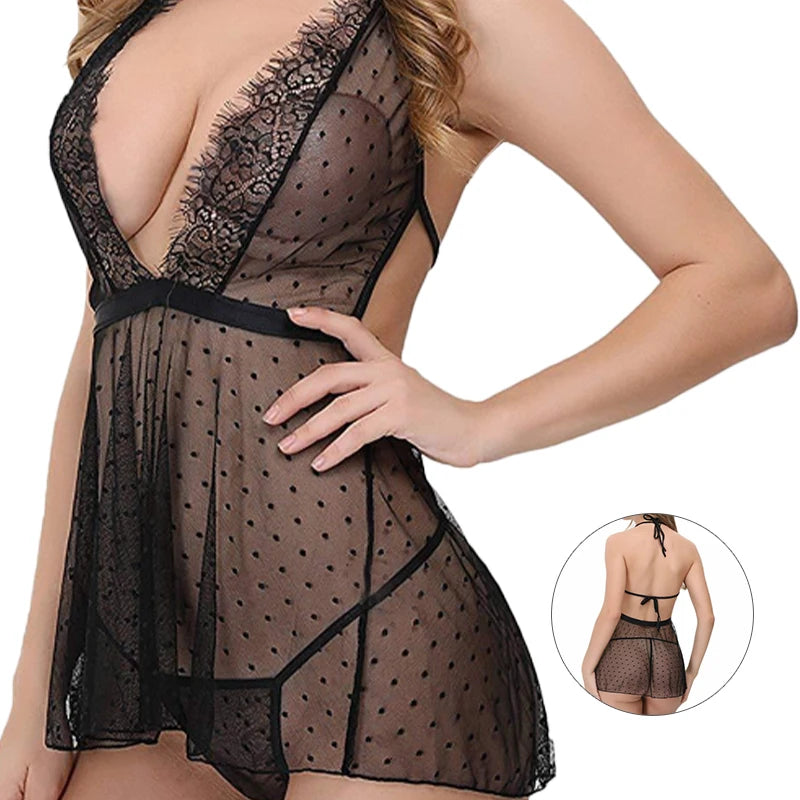 Wholesale Women Sexy Lingeries New Fancy Underwear Body Harness Bondage Babydoll Bodystocking Lingerie Spandex Medium Control