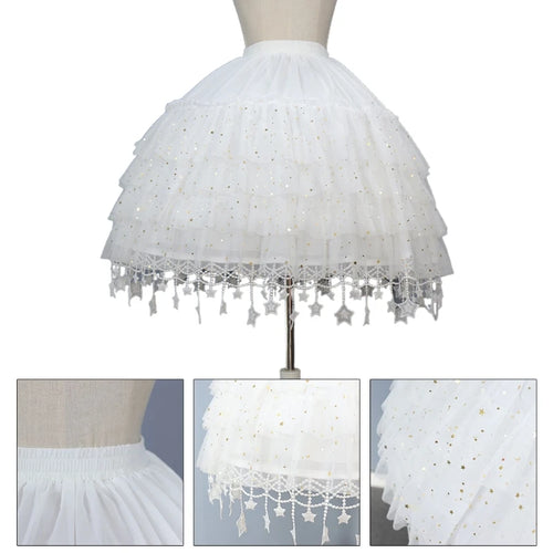 2-Hoop Crinoline Petticoat Underskirt