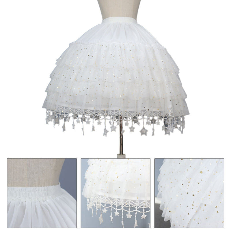 2-Hoop Crinoline Petticoat Underskirt