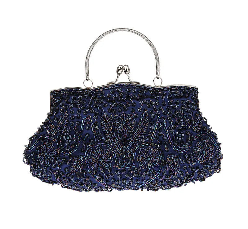 Beaded Retro Evening Clutch