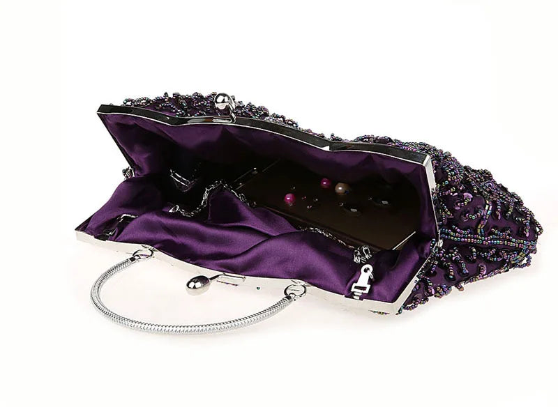 Beaded Retro Evening Clutch