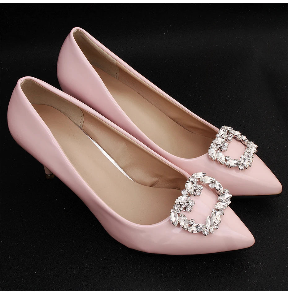 Miallo 2024 Newest Big Austrian Crystal Pearls Handmade Women Bridal Shoe Clips Wedding Alloy Bride Bridesmaid Shoe Buckle