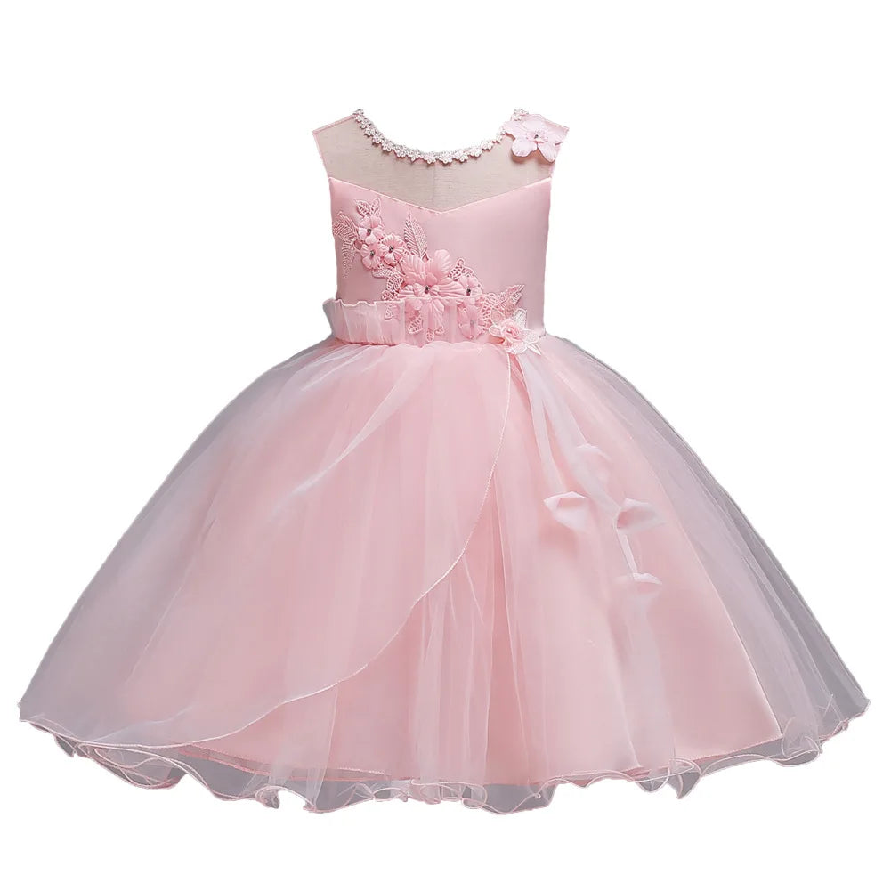 New Girls Summer Skirt Petticoat Baby Girls Toddler Christmas Princess Birthday Party Kids For Girls Children Clothing Vestidos