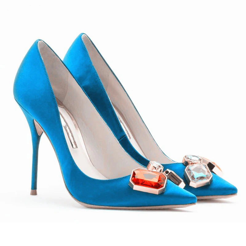 2022 Bridal Shoes High Heel Diamond for Women Summer Autumn