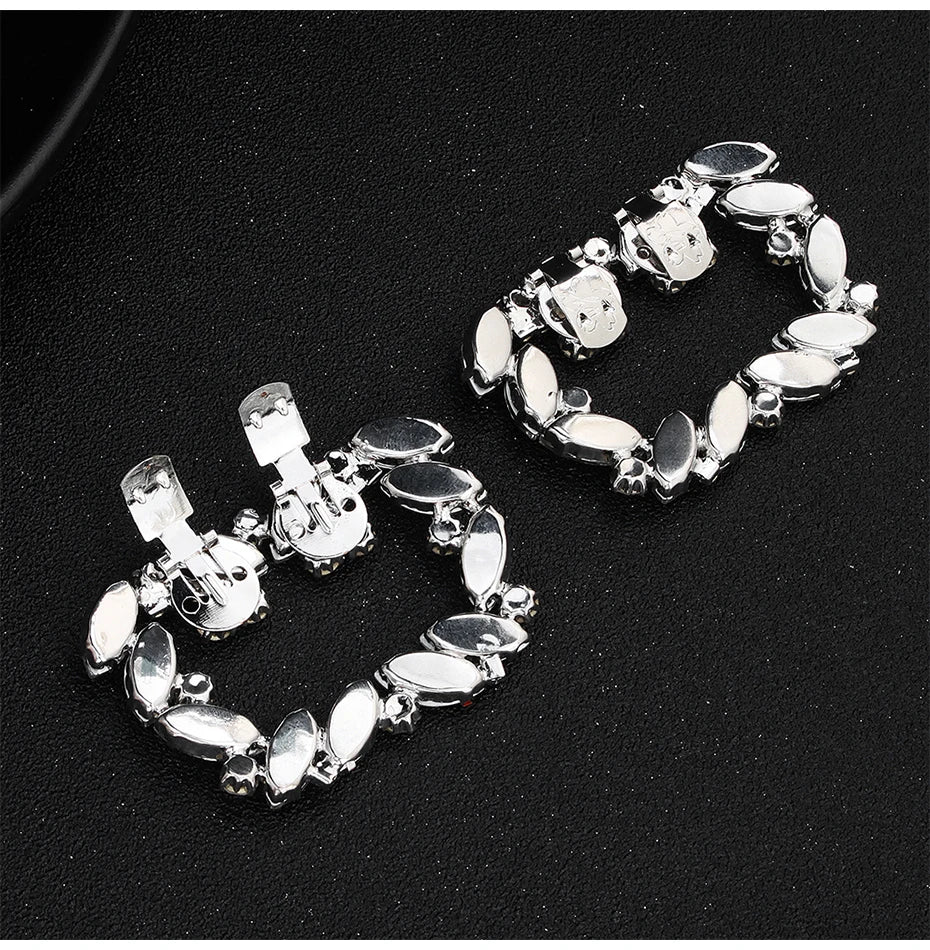 Miallo 2024 Newest Big Austrian Crystal Pearls Handmade Women Bridal Shoe Clips Wedding Alloy Bride Bridesmaid Shoe Buckle