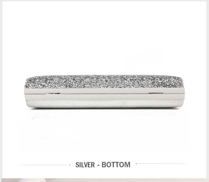 Diamond Sequin Wedding Clutch