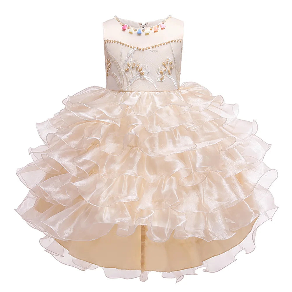 New Girls Summer Skirt Petticoat Baby Girls Toddler Christmas Princess Birthday Party Kids For Girls Children Clothing Vestidos