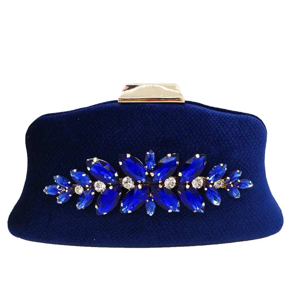 Boutique De FGG Glitter Women Clutch Crystal Evening Bags Bridal Formal Dinner Purses and Handbags Wedding Party Diamond Bag