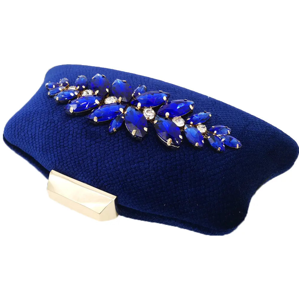 Boutique De FGG Glitter Women Clutch Crystal Evening Bags Bridal Formal Dinner Purses and Handbags Wedding Party Diamond Bag