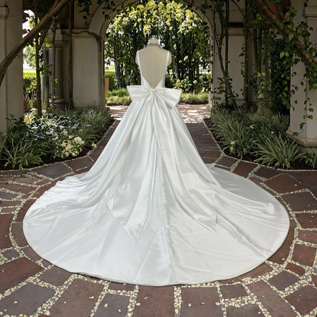 Feishiluo Luxury   Mikaduo  Wedding Dresses for Women Modern Ball Gown Long Cathedral Train Big Bridal Long Cathedral Train