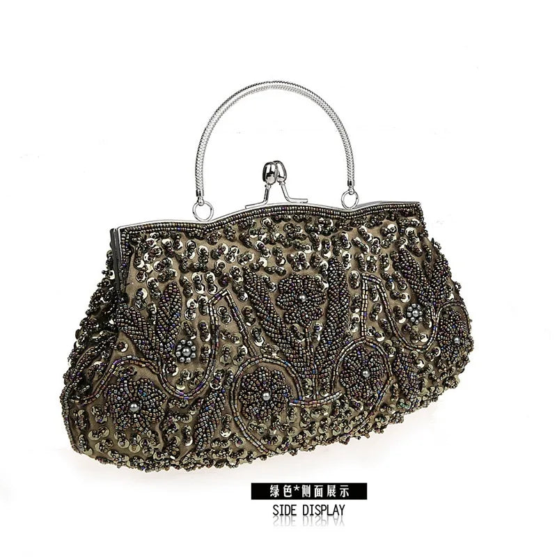 Beaded Retro Evening Clutch