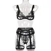 Z0515A Hot Lace Perspective Sexy Underwear Lingerie Set Hollow Out Valentines Day Lingerie Ladies Sexy Transparent Underwear