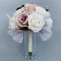 Morili the Bride Holds a Bouquet of Beautiful Wedding Dresses and Shoots Props With Multi-color Simulated Roses  MB14