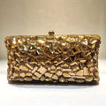 Female Crystal Diamonds Clutches Bags Women Evening Bags Metal Rhinestone Mianudiere Handbag Bridal Clutch Wedding Party Purse