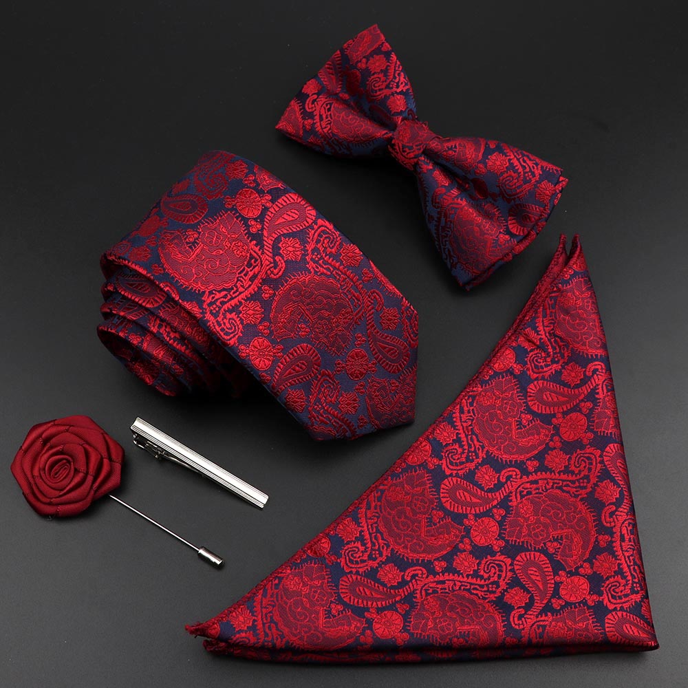 Paisley Silk Tie Set