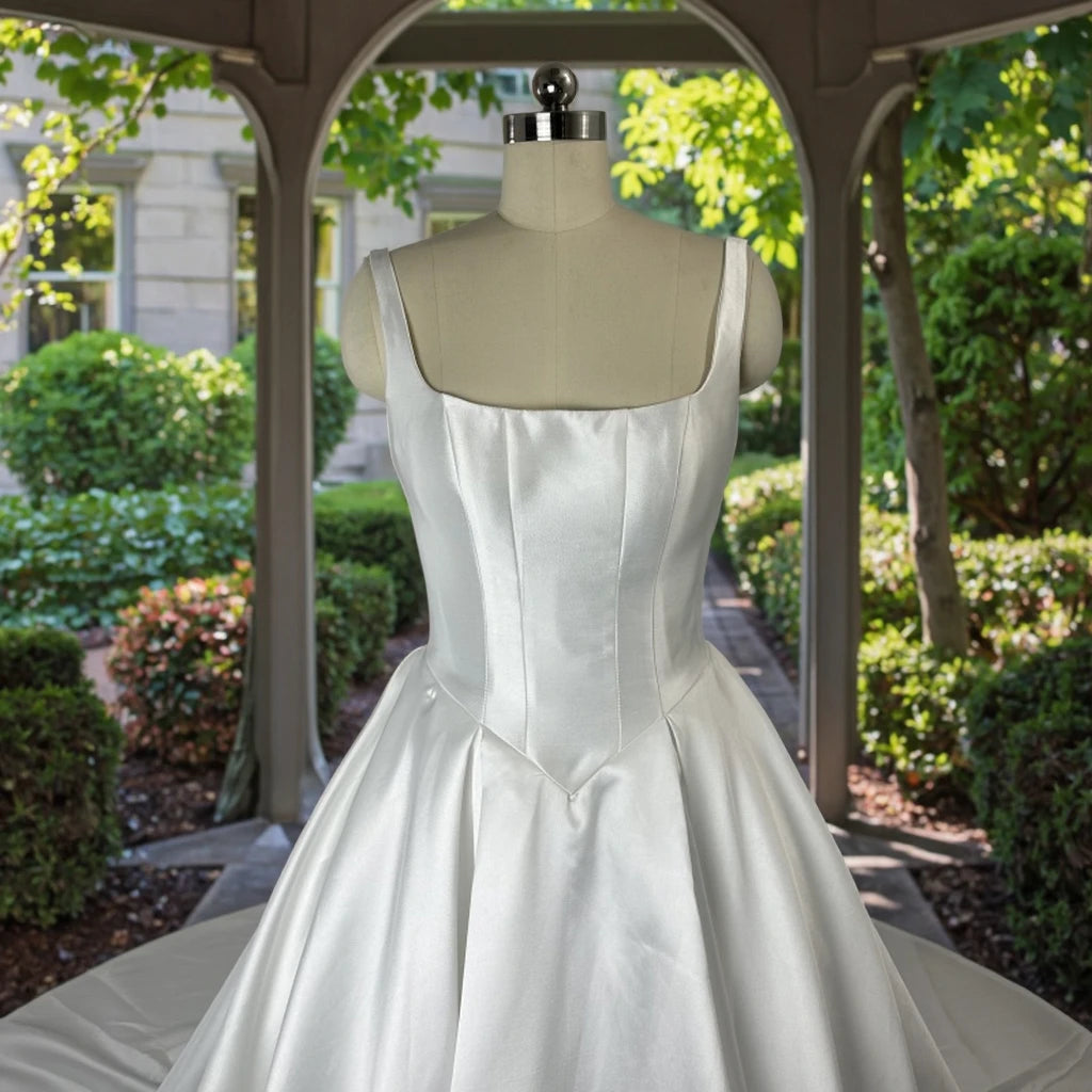 Feishiluo Luxury   Mikaduo  Wedding Dresses for Women Modern Ball Gown Long Cathedral Train Big Bridal Long Cathedral Train