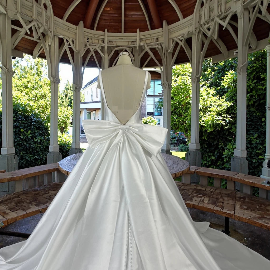 Feishiluo Luxury   Mikaduo  Wedding Dresses for Women Modern Ball Gown Long Cathedral Train Big Bridal Long Cathedral Train