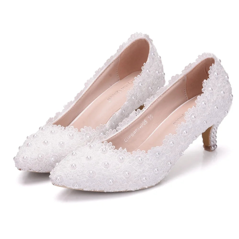 Comemore White Bride Wedding Mules 5cm Stilettos Shoes Pumps Stripper Party White High Heels Sandals Women New Size 34 43