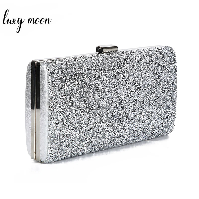 Diamond Sequin Wedding Clutch