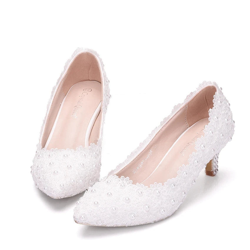 Comemore White Bride Wedding Mules 5cm Stilettos Shoes Pumps Stripper Party White High Heels Sandals Women New Size 34 43