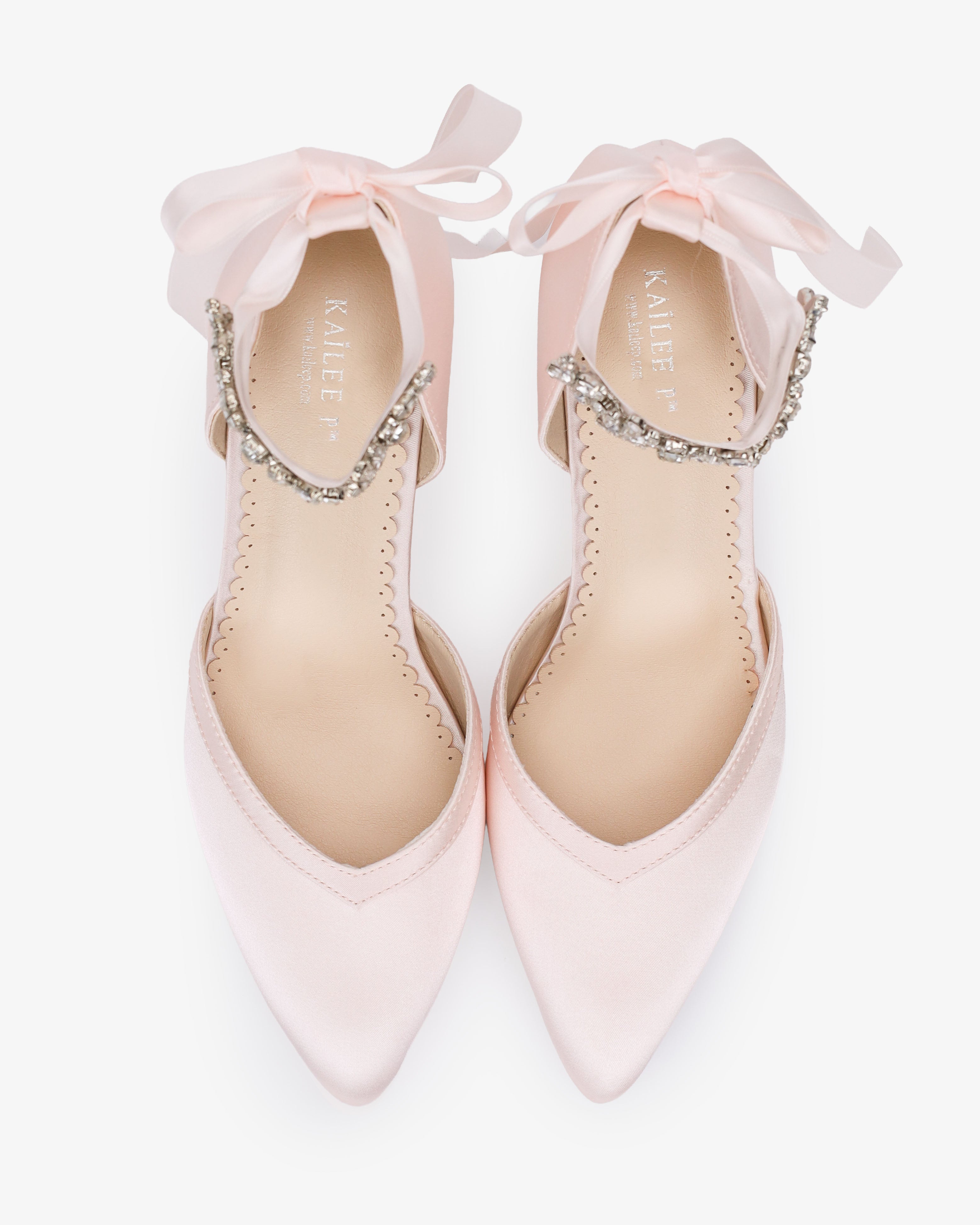 Satin Block Heels Evening Shoes with Floral Rhinestones Ankle Strap