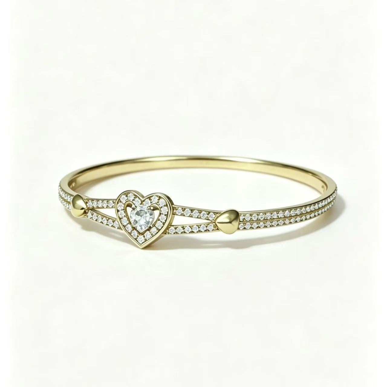 With Diamond Female Niche Design Light Luxury Bracelet