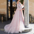 Off-Shoulder Tiered Swing Dress