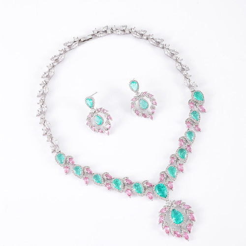 Bridal Formal Dress Zircon Water Drops Earrings