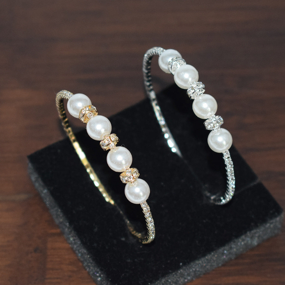 Women's Korean Style Personalized Fashion Mixed Alloy Open Bracelet