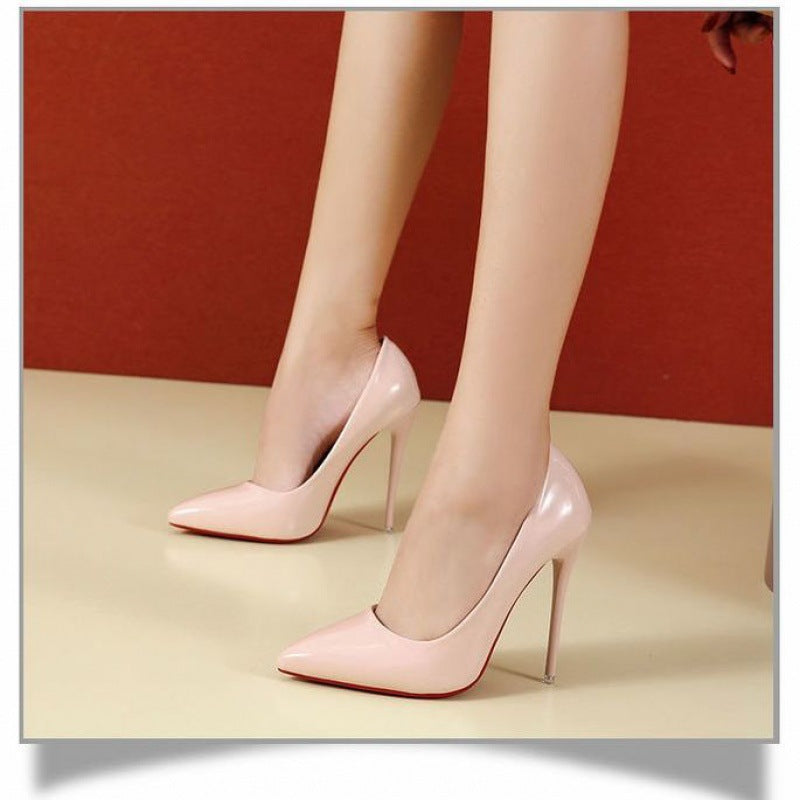 2026 Fashion High Heels 35-45 Plus Size Women Shoes 12cm Thin Stiletto Banquet Wedding Shoes Sexy Pointed Toe Ladies Party Shoes