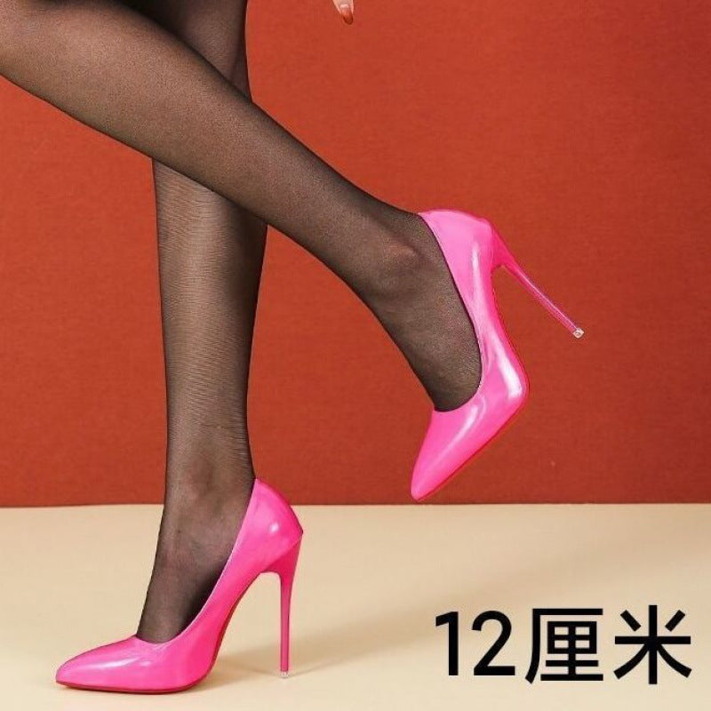 2026 Fashion High Heels 35-45 Plus Size Women Shoes 12cm Thin Stiletto Banquet Wedding Shoes Sexy Pointed Toe Ladies Party Shoes