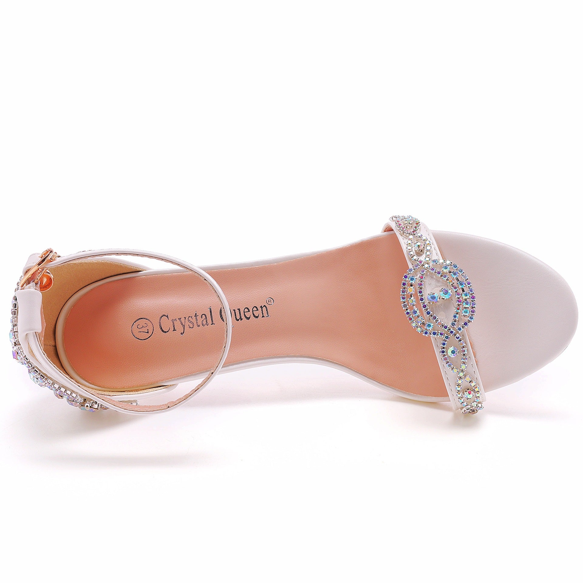 New Wedding Shoe Buckle with Pearl Sandals for Women's Sexy Open toed Party Nachtclub Stripping Shoes Steel Pipe Dance Shoes