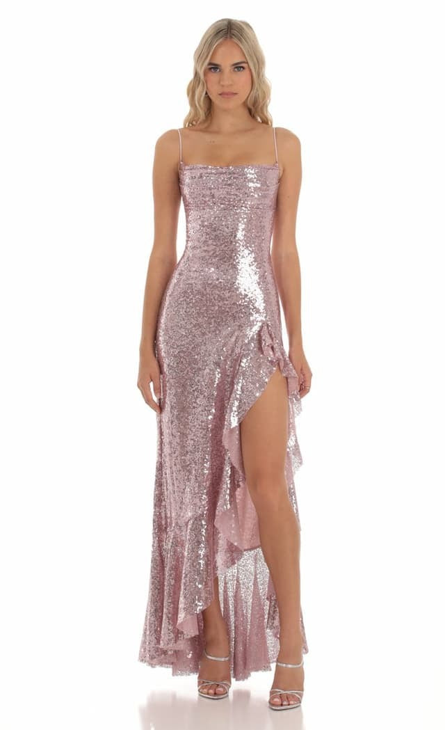 Sequin Sling Cocktail Dress