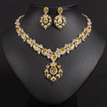Bridal Formal Dress Zircon Water Drops Earrings