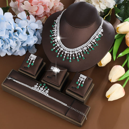 Bridal Wedding Zircon Affordable Luxury Fashion Jewelry Set