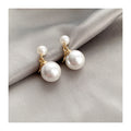 Women's Small Pearls Mosquito Coil French Retro Ear Clip