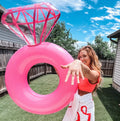 Giant Diamond Ring Pool Float