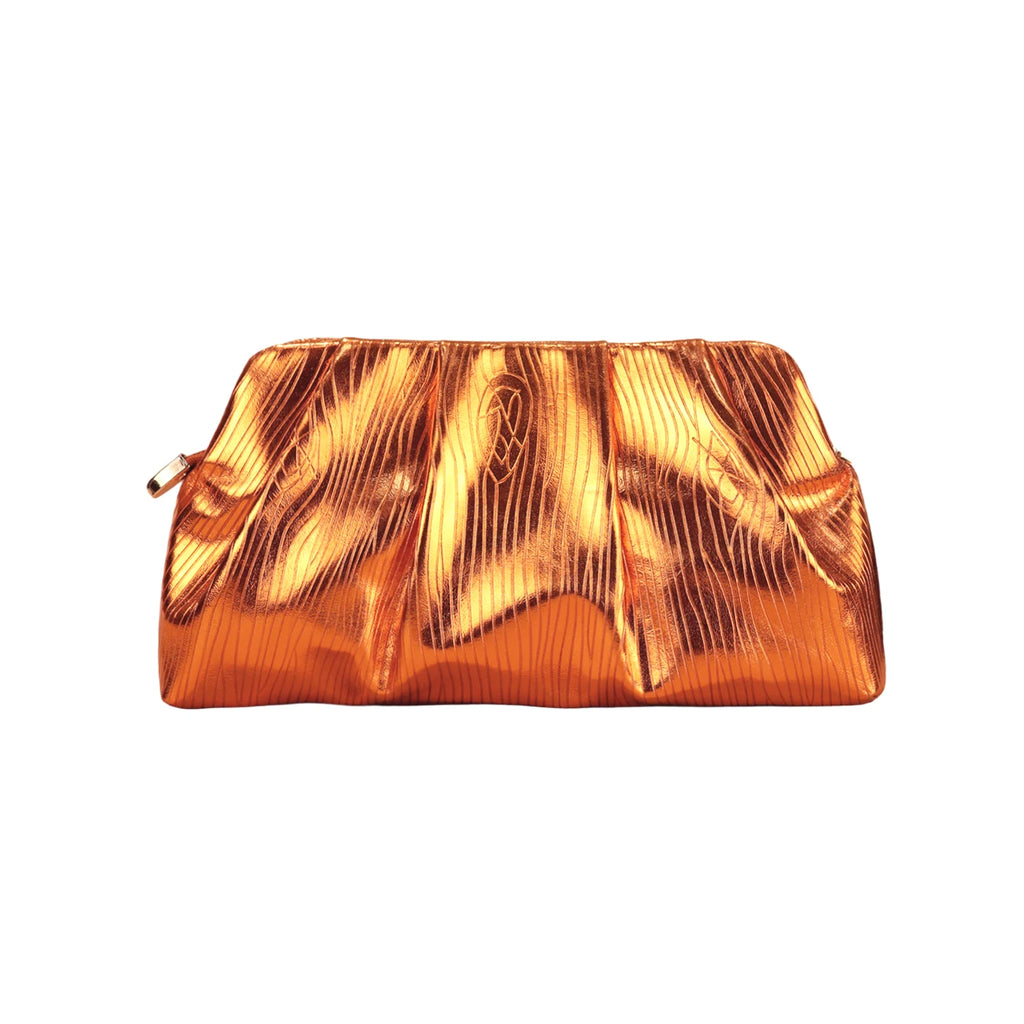 Golden Designer Evening Clutch