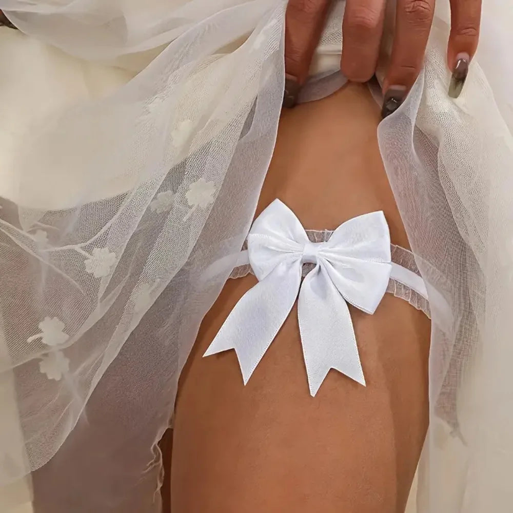 Bowknot Lace Bridal Garter
