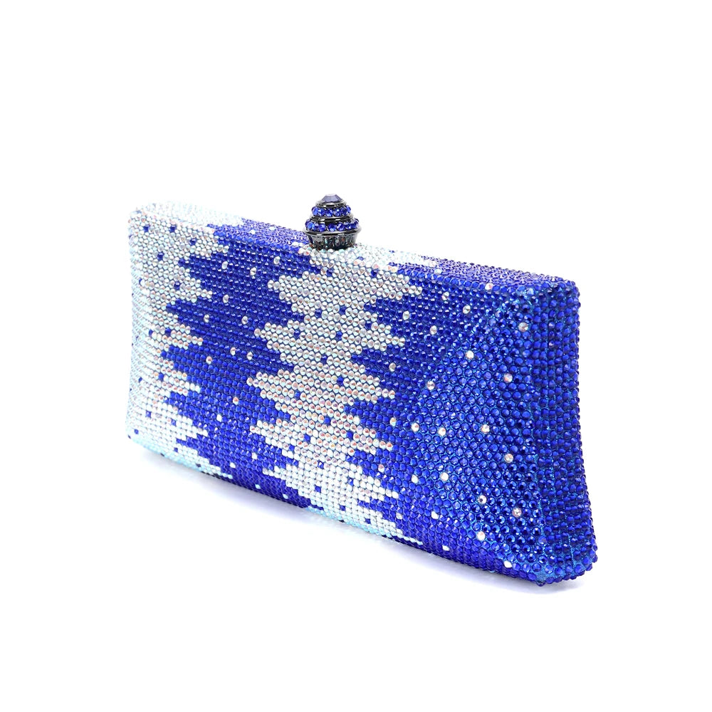 XIYUAN 25 Colors Best Selling Diamond Woman Handbag Crystal Gala Dinner Party Evening Purse Colorful Wedding Bridal Clutch Bag