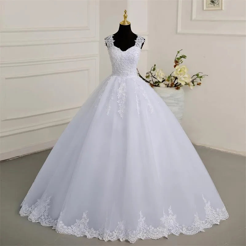 Sweetheart Lace Ball Gown in Colour