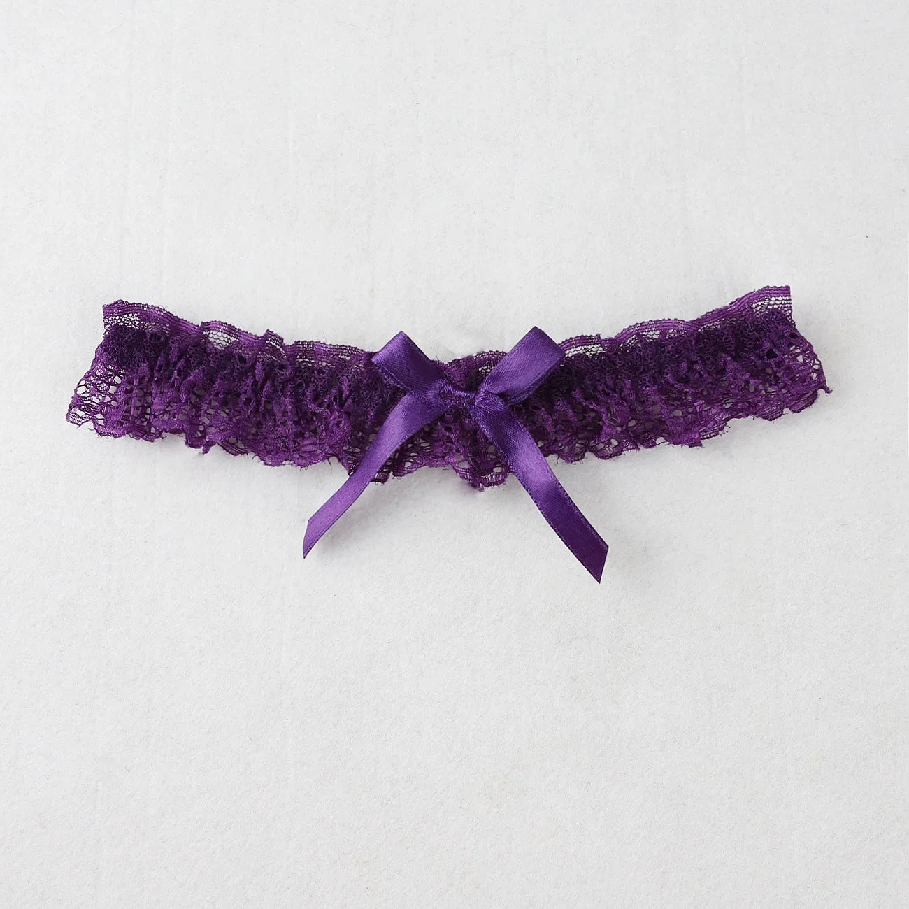 Bow Floral Lace Bridal Garter