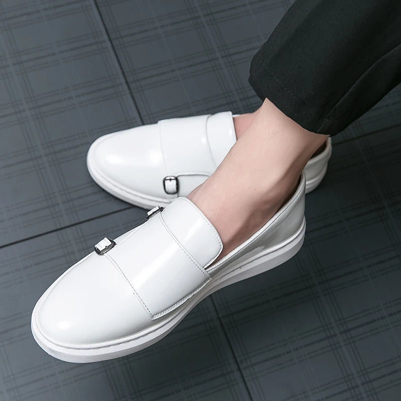 2026 British Style Shoes Style Men's Casual Shoes Business Dating Party Formal Shoes Fashion Trends Men Breathable Comfort Shoes