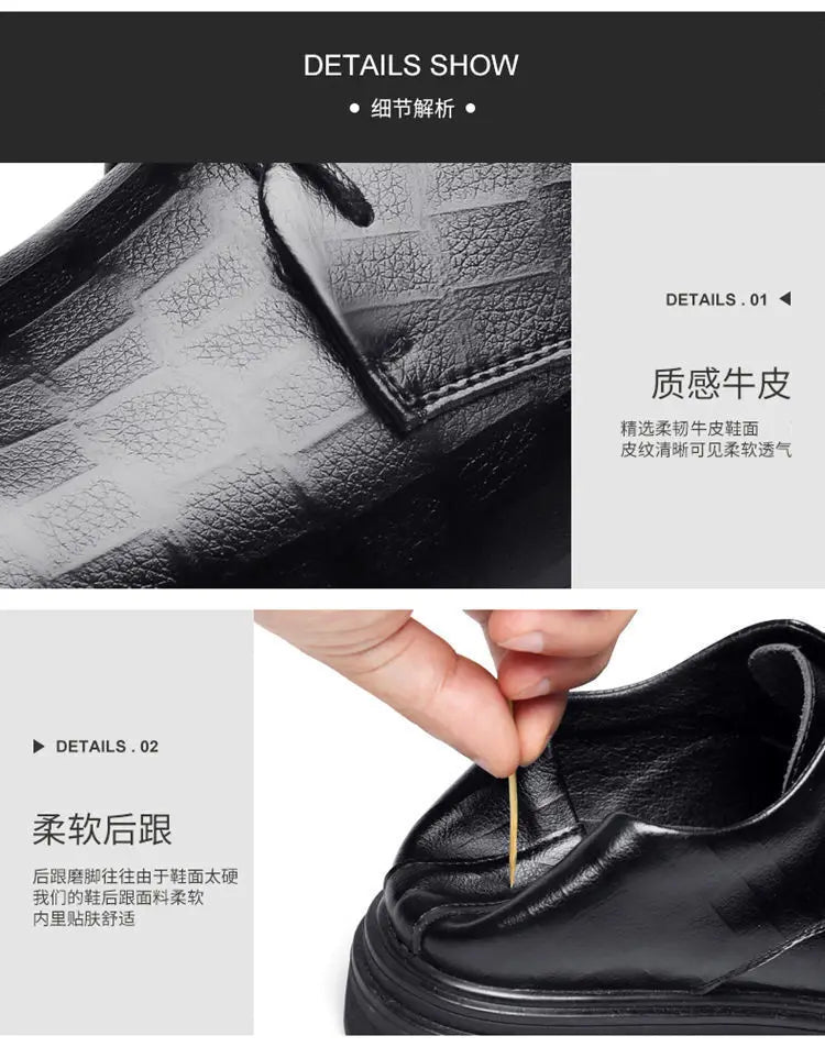 Spring Autumn New Men's Business Shoes Men's Formal Skin Shoes Casual Fashion Men Sneakers Social Elegant Trend Flat