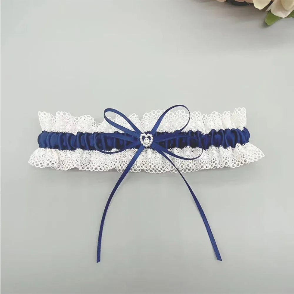 Beautiful Bowknot Bridal Lace Garter Women's Garter Belt Bride Souvenirs Wedding Lace Garter Women Thigh Garter