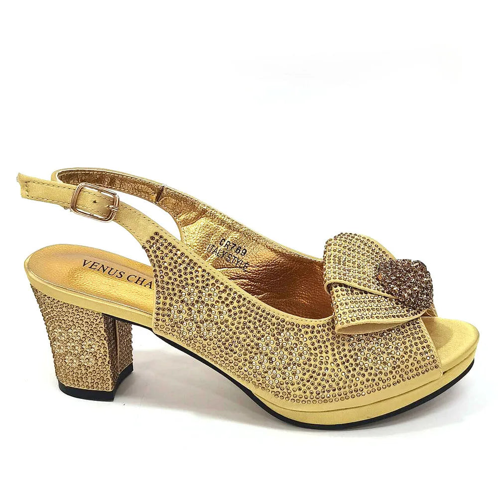 Diamond Wedding Shoe & Bag Set