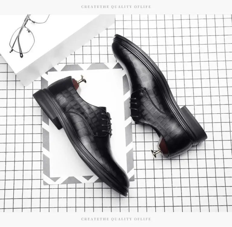 Spring Autumn New Men's Business Shoes Men's Formal Skin Shoes Casual Fashion Men Sneakers Social Elegant Trend Flat