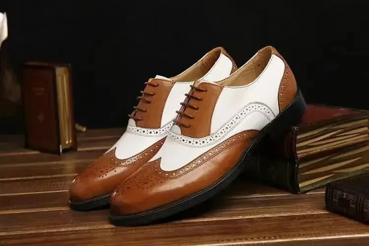 Designer's Classic Men's Formal Shoes, Lace Up Shoes, Plus Size Pointed Business Casual Comfortable Men's Wedding Formal Shoes