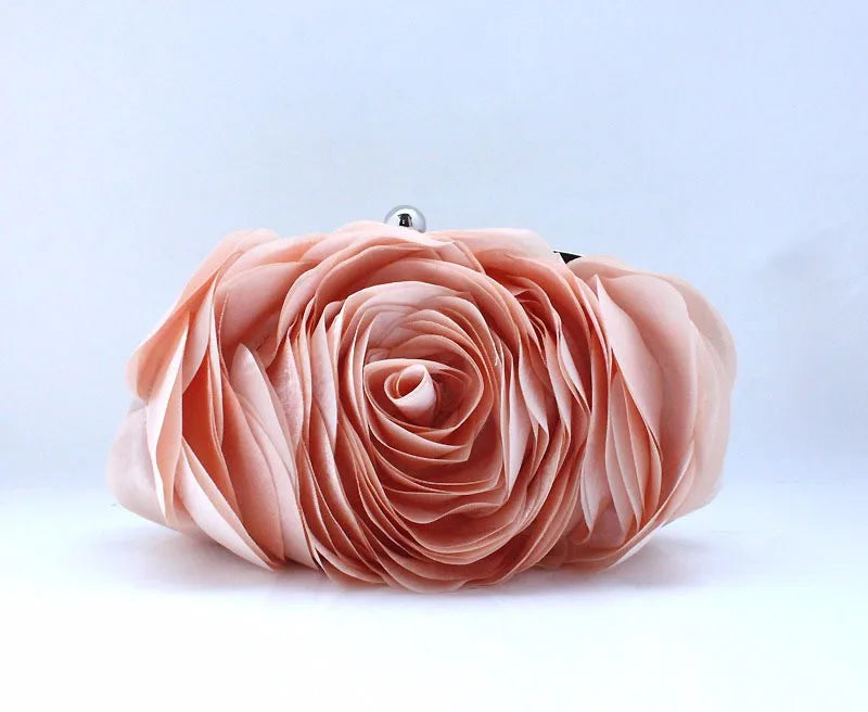 Fashion Flower Clutch Bag Women Wedding Handbag Bridal Clutch Purse Evening Dress Clutches Party Wallet Shoulder Chain Bag